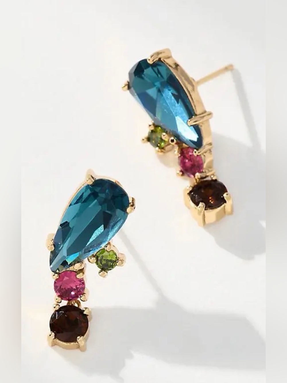 MIGNONNE GAVIGAN Rivka Earrings NWT $118 Anthropologie Jewel Tone